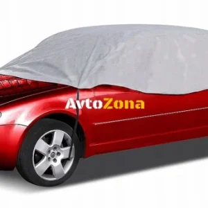Покривало полукалъф CarPassion за автомобил размер L, сиво