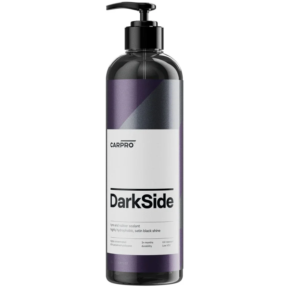 Уплътнител за гуми и каучук CarPro DarkSide, 500 мл