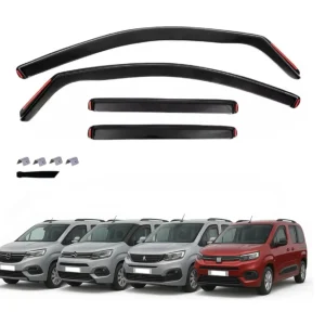 Комплект от 4бр. ветробрани за Citroen Berlingo, Peugeot Partner Rifter, Opel Combo, Fiat Doblo - 2024