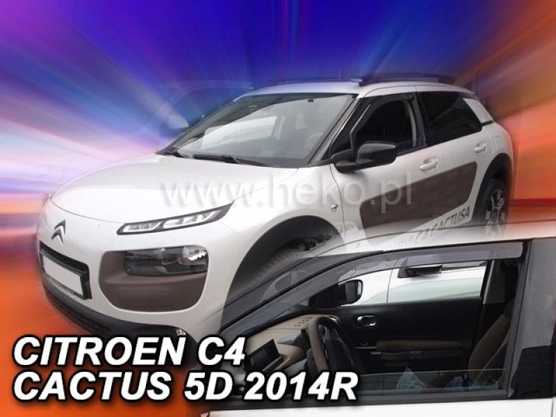 ВЕТРОБРАНИ ЗА CITROEN C4 CACTUS (2014+) 5 ВРАТИ - 2БР. ПРЕДНИ
