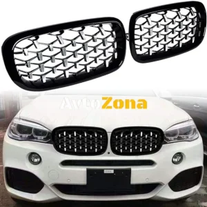 Diamond Chrome Black Решетки за BMW X6 F16 (2014-2019)
