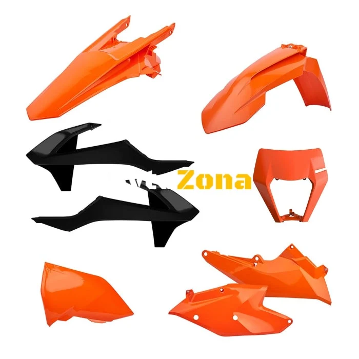Пластмасов Enduro кит Polisport за KTM EXC/ EXC-F/XC-W/ XCF-W-2017-19 OEM Color