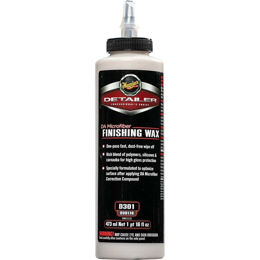 Finish Car Polish Meguiar's DA Microfiber Finishing Wax D301, 473 ml