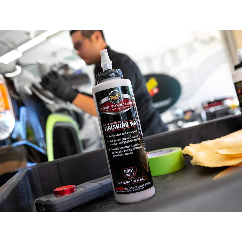Finish Car Polish Meguiar's DA Microfiber Finishing Wax D301, 473 ml