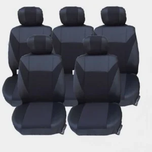 Калъфи/тапицерия за Ford S-MAX C-MAX, VW Touran, Sharan, Toyota Corolla Verso, Черни