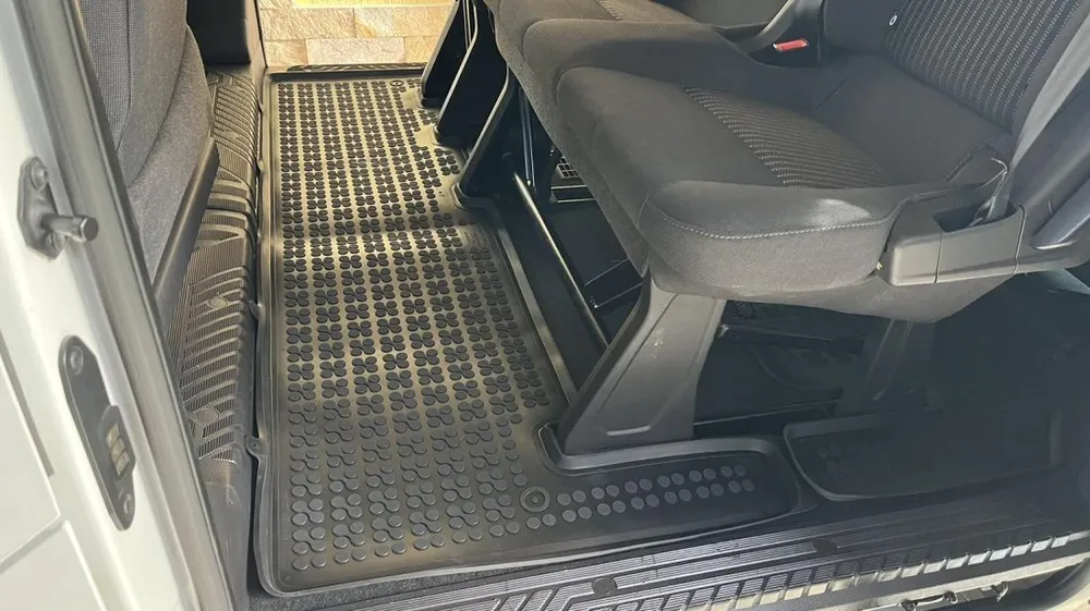 Гумени стелки за Ford Tourneo Custom (2013+) - middle (2nd row seats) - тип леген