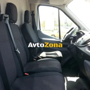 2+1 комплект калъфи / тапицерия - специално ушити за Ford Transit 2013+ - пасват перфектно - с отвор за барчето на седалка...