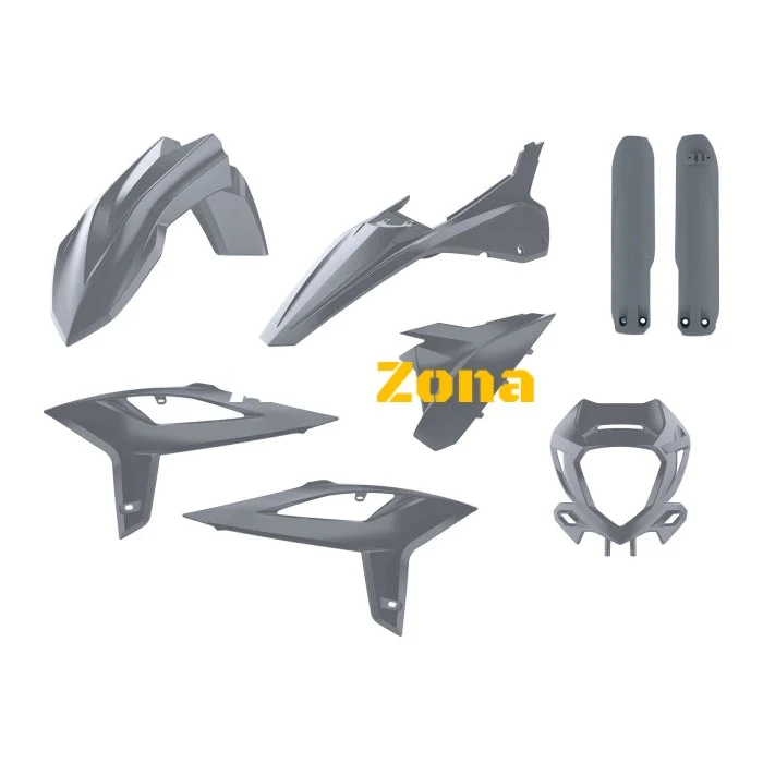 Пластмасов Full Enduro кит Polisport за BETA RR 250/300 2ST 350/400/450 4ST - 2020-21 Nardo Grey