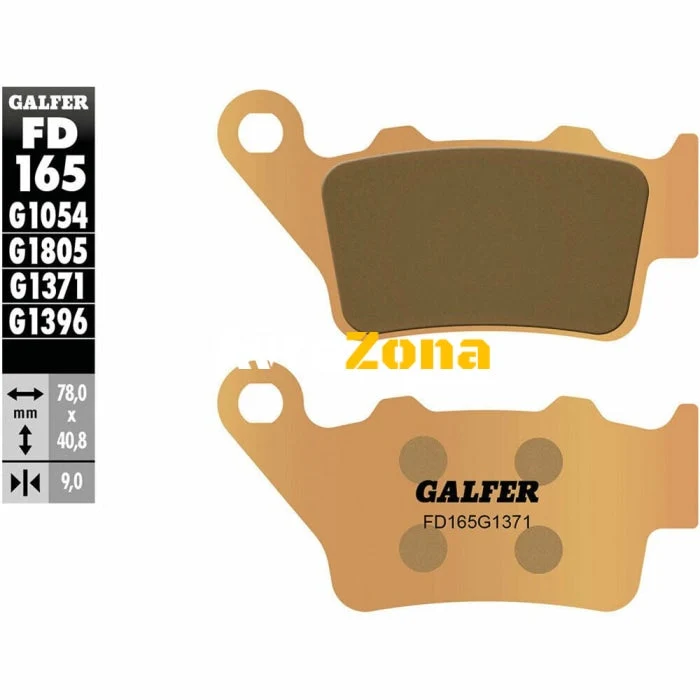Задни мото накладки Galfer SINTERED COMPOUND FD165G1371