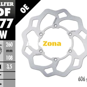 Преден спирачен диск Galfer WAVE FIXED DISC WAVE FIXED DF677W
