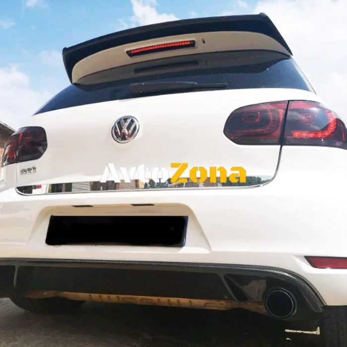 VW Golf 6 (2008-2013) GTI OSR Style - Спойлер антикрило черен гланц