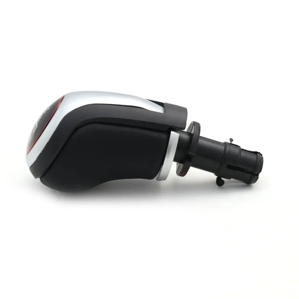 Топка за скоростен лост за VW Golf 5 / 6 / 7 / Scirocco / Jetta / Eos с 6 скорости - черна / силвър