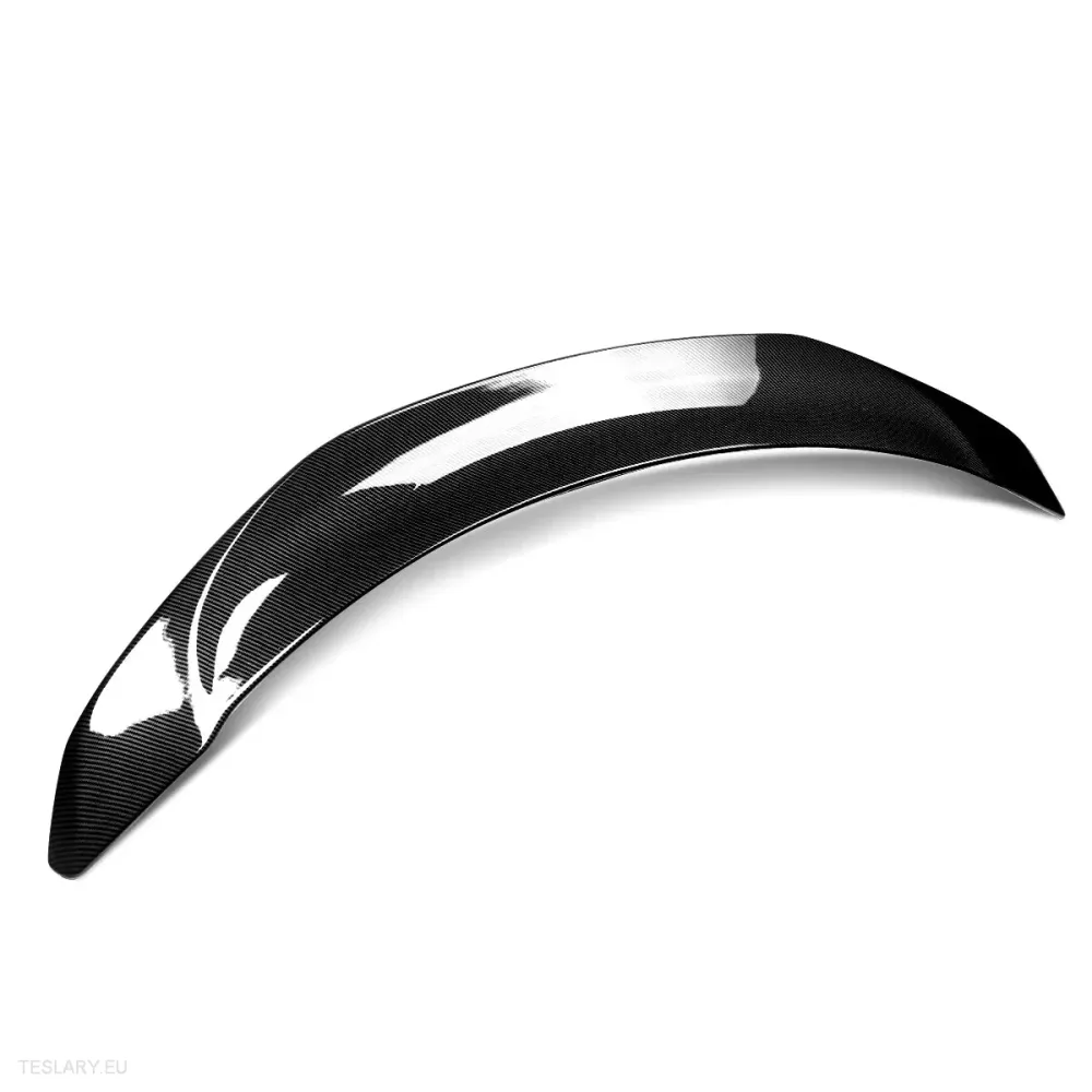 V Тип Highkick Sport Spoiler Wing Tesla Model 3 2019 - 2023 - стил на въглеродни влакна