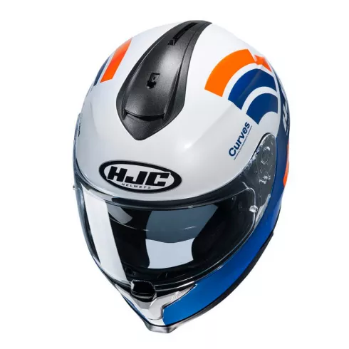 Каска HJC C70 Curves White/Blue/Orange