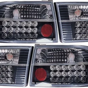 Диодни стопове за HONDA CIVIC (1991-1995) 2D / 4D - Черни