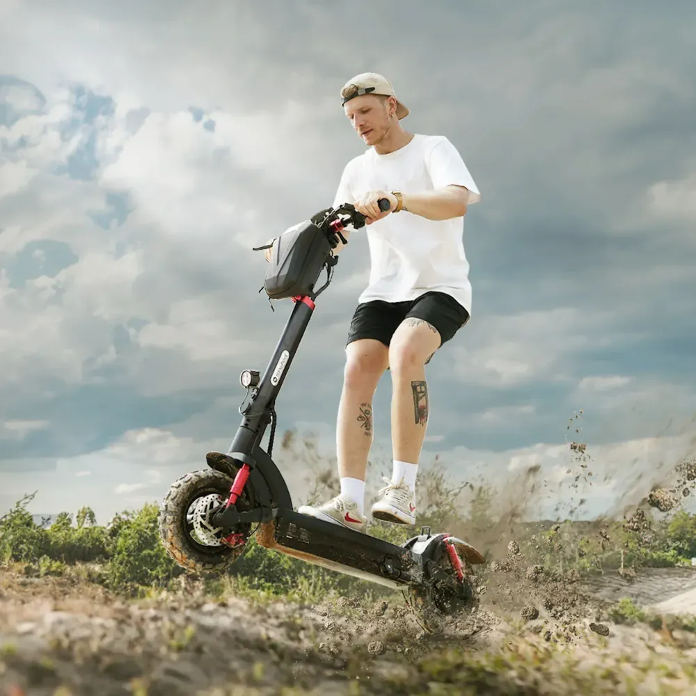 Електрическа тротинетка Isinwheel GT2 RangeMaster 1000W, сгъваема, за всякакви терени, с приложение за електрическа тротин...