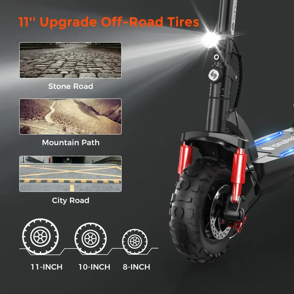 Електрическа тротинетка Isinwheel GT2 RangeMaster 1000W, сгъваема, за всякакви терени, с приложение за електрическа тротин...