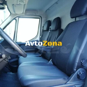 Комплект Калъфи За Седалки, Тапицерия, 2+1 Места, За Ивеко Iveco Дейли Daily 2016+, Кожа и Текстил