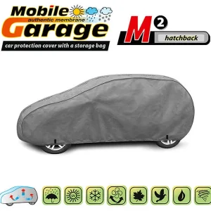 Висококачествено Покривало Kegel серия Mobile размер M1 за хечбек 380-405см x 126-136см, сиво
