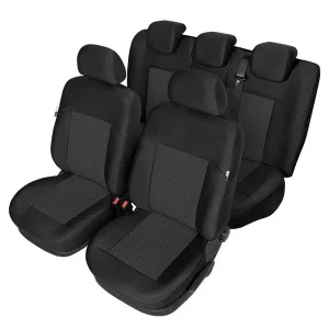 Пълен Комплект Тапицерия Kegel серия Tailore Made за предни и задни седалки на Ford Fiesta 2008-2017 MK7 Черна Текстил