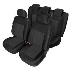 Пълен Комплект Тапицерия Kegel за предни+задни седалки на Toyota Yaris Mk3 2011-2019 Черна Текстил