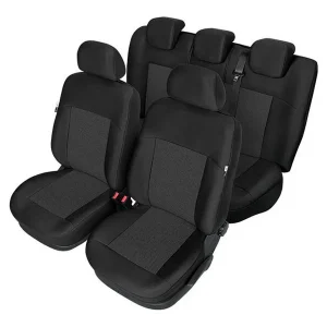 Пълен Комплект Тапицерия Kegel за предни+задни седалки на Volkswagen Golf 7 VII 2012-2019 Черна Текстил