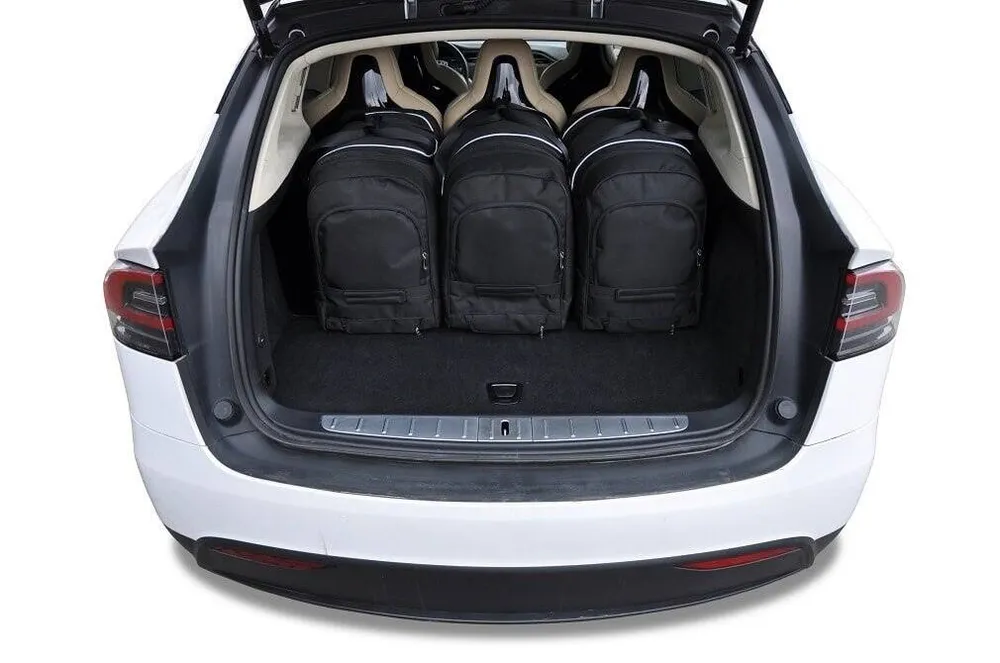 TESLA MODEL X 2016+ КОМПЛЕКТ ЧАНТИ ЗА АВТОМОБИЛ 7 БР Kjust