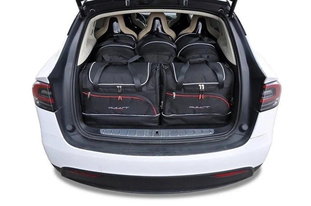 TESLA MODEL X 2016+ КОМПЛЕКТ ЧАНТИ ЗА АВТОМОБИЛ 5 БР Kjust