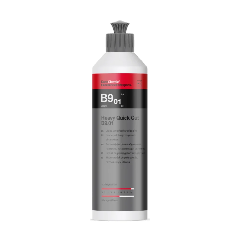 Груба полираща смес Koch Chemie B9.01 Heavy Quick Cut, 250 ml