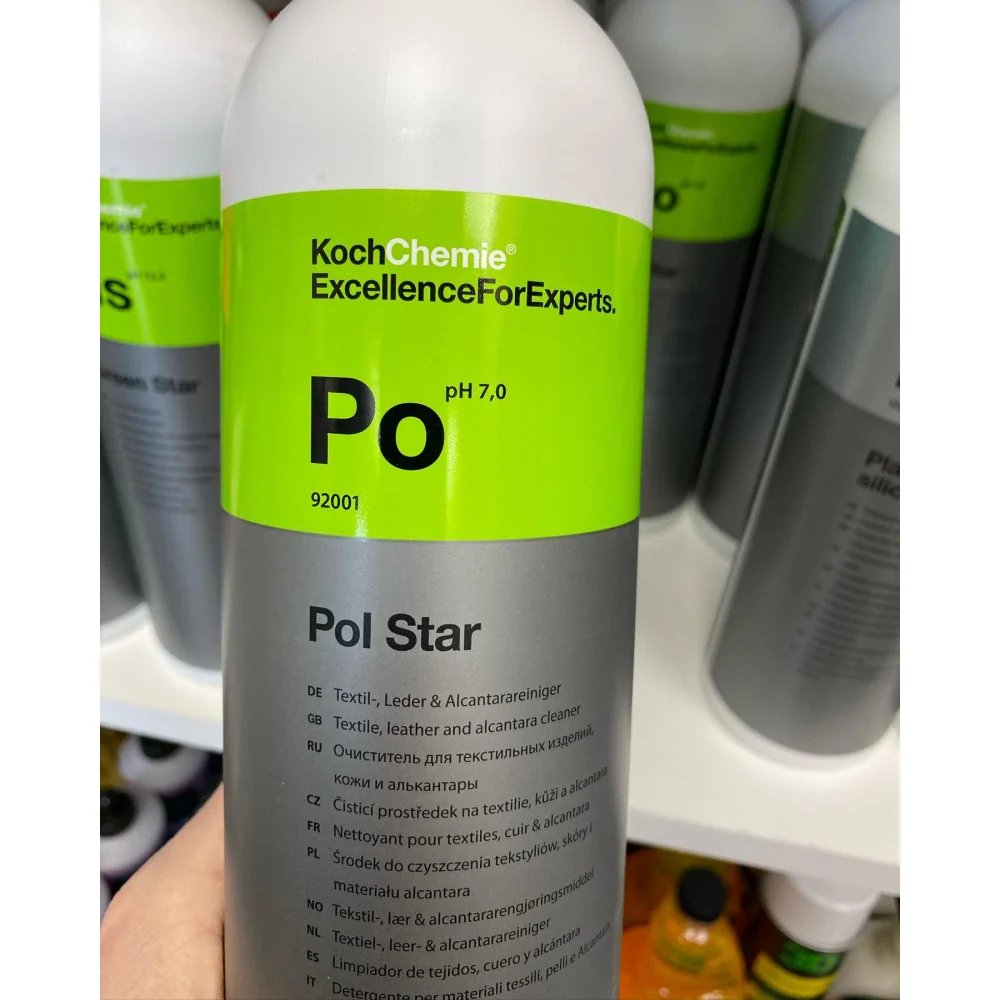 Препарат за почистване на текстил, кожа и алкантара Koch Chemie Pol Star, 1000 мл