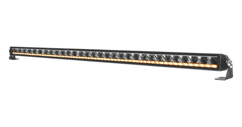 LED Бар 106.6 см / 42 150W, 12/24V 4в1 - Основно осветление, бяла и оранжева дневна светлина (DRL), Аварийна блиц светлина...