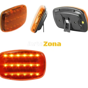 LED ЛЕД Аварийна/сигнална лампиа Маяк буркан с магнит 12/24V