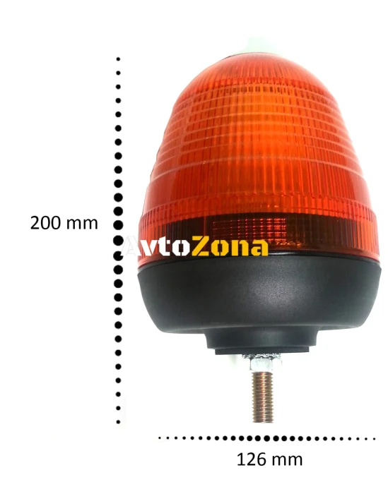 LED ЛЕД Аварийна/сигнална лампа Маяк буркан 12/24V