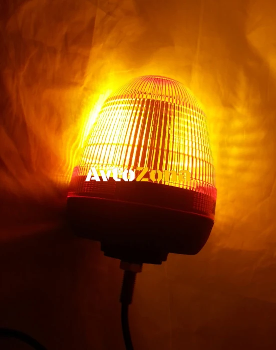 LED ЛЕД Аварийна/сигнална лампа Маяк буркан 12/24V