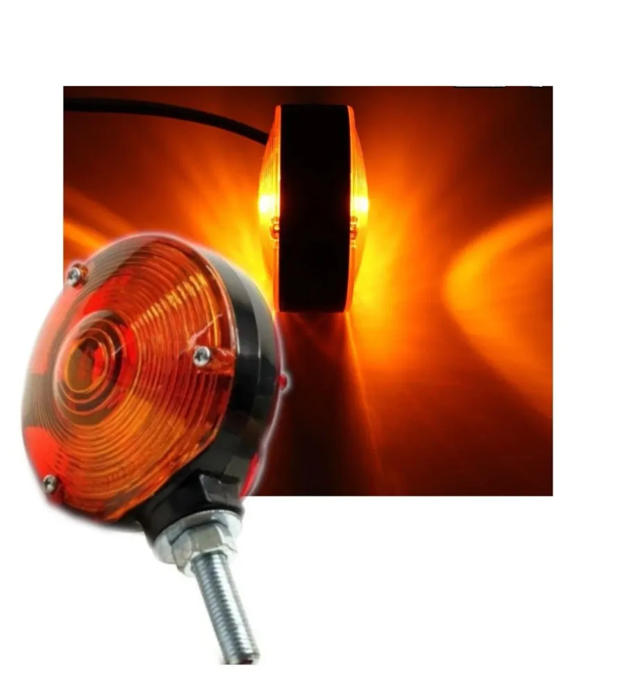 Комплект от 2 броя ЛЕД LED габарити за огледала ОБЕЦИ за камион 12-24V Scania Сканиа Volvo Волво MAN МАН DAF ДАФ Mercedes...
