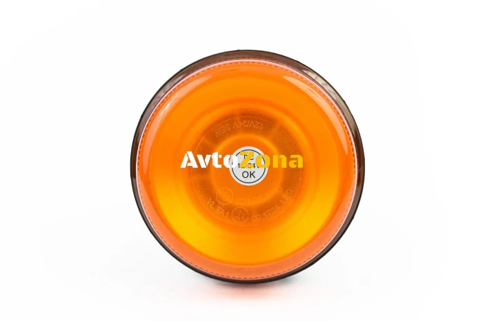 LED Лед Диодна Аварийна Сигнална Лампа Маяк Буркан 12/24V , Блиц, Slim, E-Mark, 12 Диода