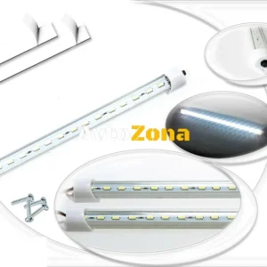 1 брой Лед Интериорна Диодна Лампа, Тръба, 32см 24 LED, Бяла Светлина, 12V, 1.5W , За Автомобил, Бус, Ван, За Дома или Офиса