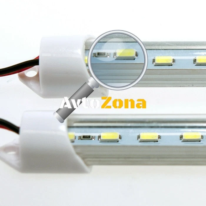 1 брой Лед Интериорна Диодна Лампа, Тръба, 32см 24 LED, Бяла Светлина, 12V, 1.5W , За Автомобил, Бус, Ван, За Дома или Офиса