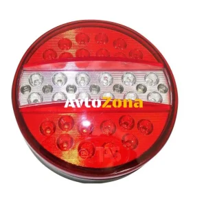 LED Диоден стоп тип хамбургер 12V ЧЕРВЕНО-БЕЛИ ЗАДНИ СТОП СВЕТЛИНИ