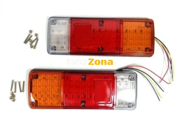 Комплект LED стопове мигач задна светлина 12v за камион бус ТИР, ремарке