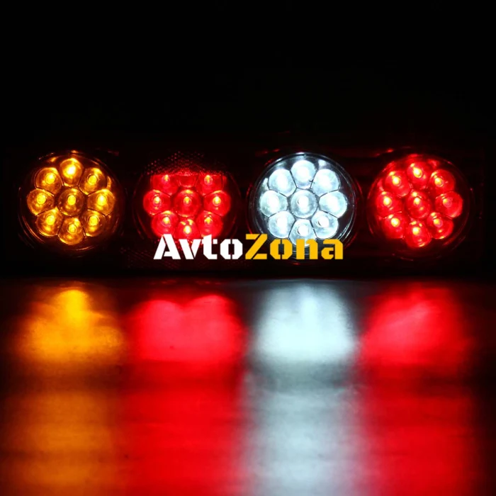 Комплект LED стопове мигач задна светлина 12V за камион, бус, ТИР, ремарке