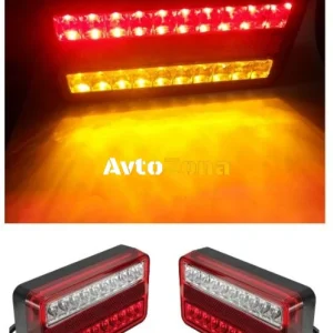 Комплект Диодни LED Лед стопове 12V Бус Камион Тир Ремарке Караван