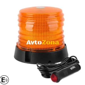 60 LED Лед Сигнална Лампа Аварийна Маяк Буркан 12V 24V С Mагнитно и Болтово Захващане