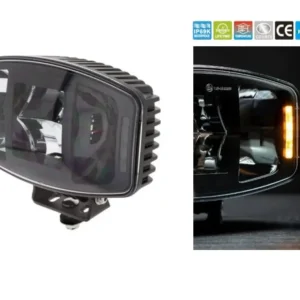 ЛЕД LED Високомощен диоден фар халоген лампа 12V - 24V бяло-жълто 247 см за камиони трактор земеделски машини и др