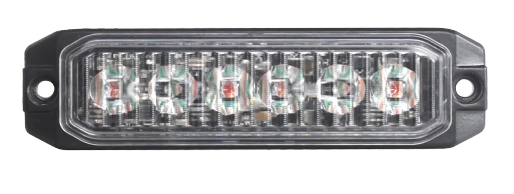 6 LED Блиц Светлина Мигаща Аварийна Лампа За Пътна Помощ Жълта 12V - 24V