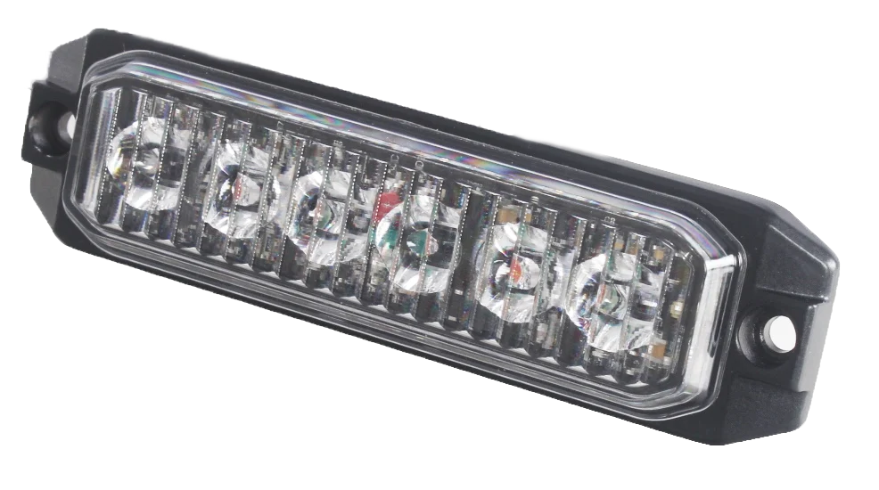 6 LED Блиц Светлина Мигаща Аварийна Лампа За Пътна Помощ Жълта 12V - 24V