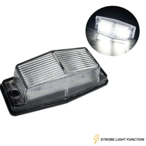 LED Лед Диоден Бял Габарит Мигаща светлина 12 Диода 12V - 24V За Камион Трактор Багер Селскостопански Машини и др.