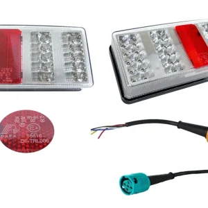 Комплект Диодни LED стопове 12V 24V Волта бус камион ТИР ремарке