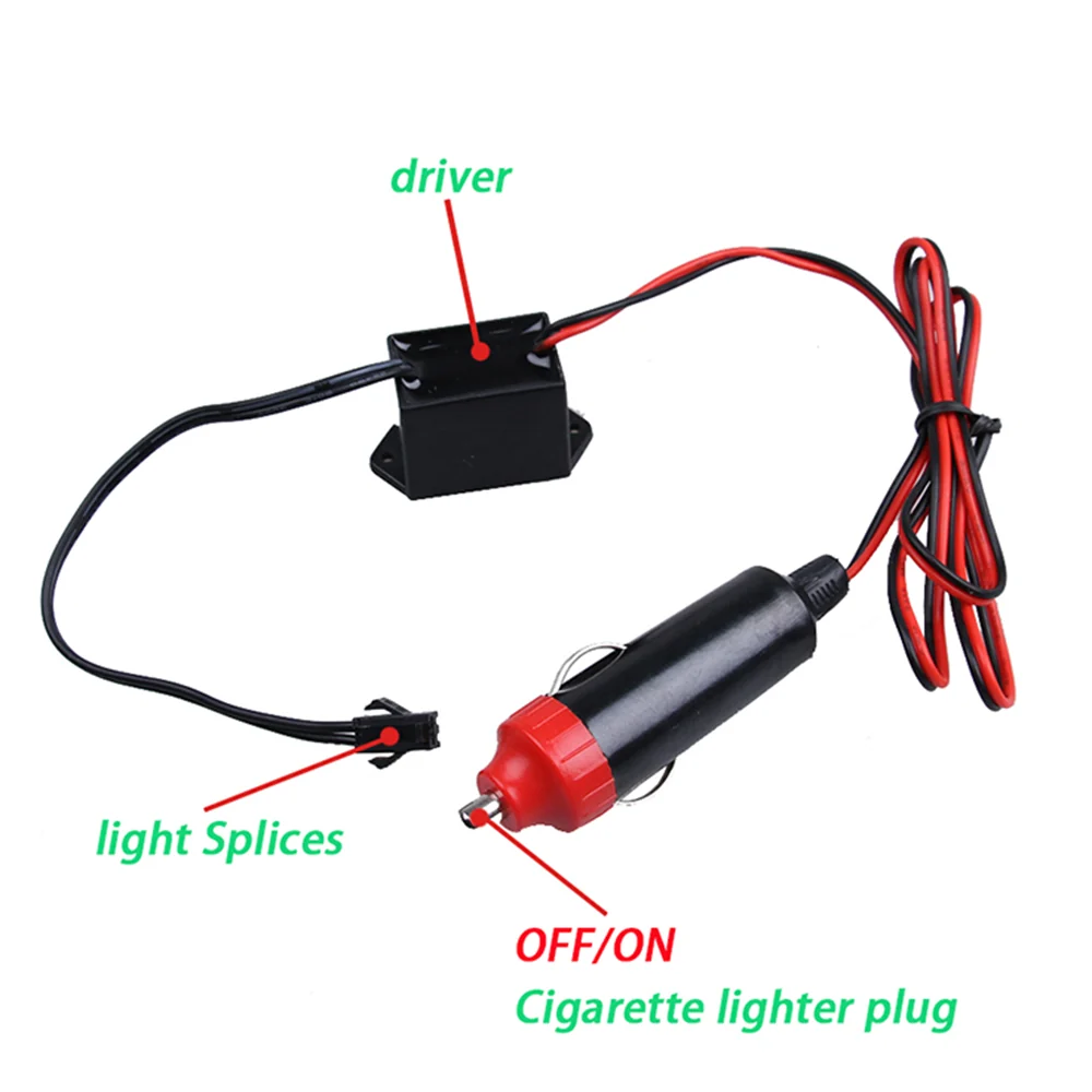 LED ЛЕД Диодна интериорна светеща лента за табло розова светлина 12V 1м амбиентно осветление