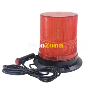80 LED Лед Сигнална Лампа XL 17cm Аварийна Маяк Буркан 12V 24V С Болтово Захващане